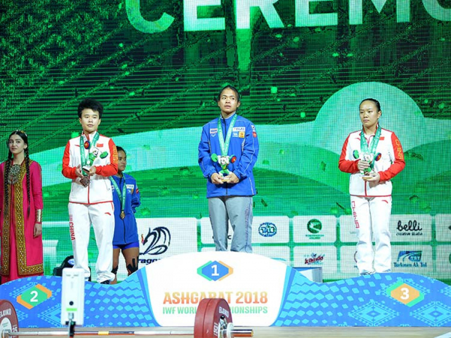 Zenanlaryň arasynda 49 kg-da medallar gowşuryldy