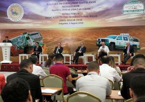 «Amul — Hazar 2018» halkara awtoralli boýunça mediaforum