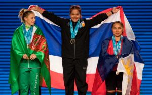 Anahaýmda agyr atletika boýunça dünýä çempionatynda Türkmenistanyň ýygyndy toparynda ilkinji medal