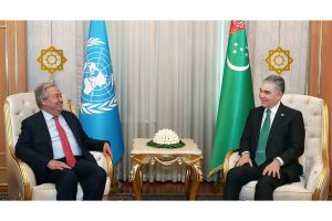 Antoniu Guterrişiň Türkmenistana sapary