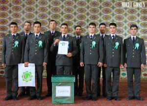 «Berkarar döwletiň bagtyýar Watan goragçylary»