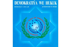 «Demokratiýa we hukuk» žurnalynyň täze sany