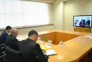 «ENI» italýan kompaniýasynyň Merkezi Aziýa sebiti boýunça Ýerine ýetiriji wise-prezidenti bilen gepleşikler geçirildi