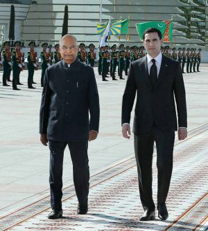 Hindistan Respublikasynyň Prezidentiniň Türkmenistana döwlet sapary başlandy
