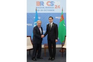 Hormatly Prezidentimiz Antoniu Guterriş bilen duşuşdy