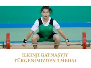 Ilkinji gatnaşyjy türgenimizden 3 medal