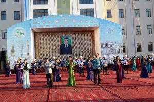 Lebap welaýatynyň merkezinde ýaşaýyş jaýlarynyň açylyş dabarasy boldy