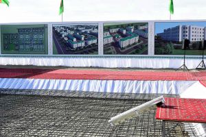 Mary welaýatynda täze döwrebap şäherçeleriň düýbi tutuldy