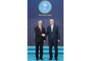 Milli Liderimiziň Kasym-Žomart Tokaýew bilen duşuşygy