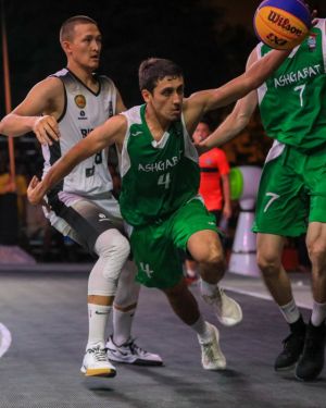 Milli ýygyndy toparymyz 3x3 görnüşli basketbol boýunça halkara ýaryşda ikinji orny eýelediler