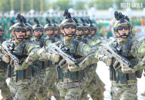 «Türkmen edermen» ýörite maksatly toparlary –  dabaraly harby ýörişiň bezegi