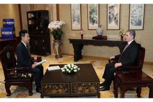 Türkmen halkynyň Milli Lideriniň Hytaýyň «CGTN» teleýaýlymyna beren interwýusy