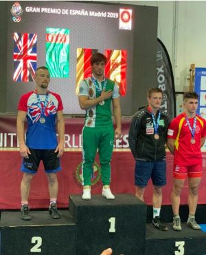 Türkmen pälwanlarynyň iki medaly