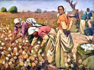 Türkmen suratkeşleriniň eserlerinde hasyl baýramynyň waspy