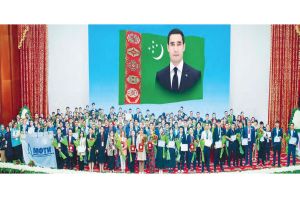 Türkmen uniwersitetinde halkara olimpiada geçirildi
