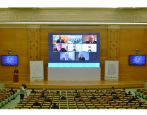 «Türkmeniň döwletlilik ýörelgesi» kitabynyň türk dilindäki neşiriniň tanyşdyrylyş dabarasy