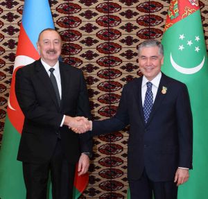 Türkmenistanyň Milli Geňeşiniň Halk Maslahatynyň Başlygynyň Azerbaýjan Respublikasynyň Prezidenti bilen duşuşygy