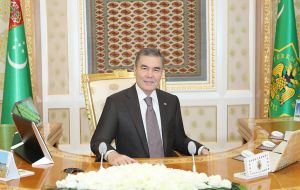 Türkmenistanyň Ministrler Kabinetiniň mejlisi