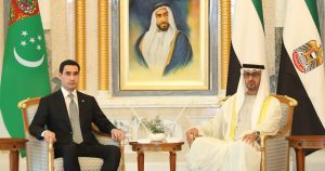 Türkmenistanyň Prezidenti bilen BAE-niň Prezidentiniň arasyndaky gepleşikler