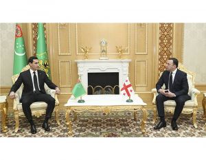 Türkmenistanyň Prezidenti Gruziýanyň Premýer-ministrini kabul etdi