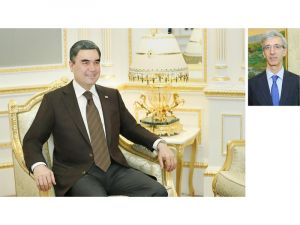 Türkmenistanyň Prezidenti Gurbanguly Berdimuhamedow «Buried Hill Energy» kompaniýasynyň baş ýerine ýetiriji direktory Piter Kallosy kabul etdi