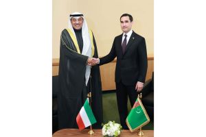 Türkmenistanyň Prezidenti Kuweýt Döwletiniň Mirasdüşer Şazadasy bilen duşuşdy