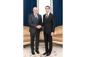 Türkmenistanyň Prezidenti «Nicklaus Сompanies» kompaniýasynyň ýolbaşçysy bilen duşuşdy