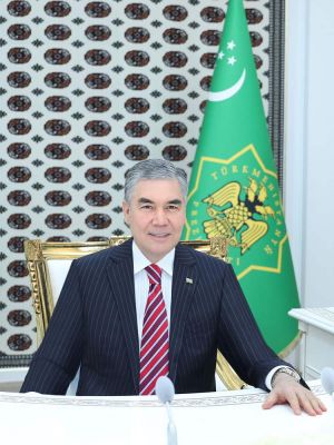 Türkmenistanyň Prezidenti sanly wideoaragatnaşyk arkaly iş maslahatyny geçirdi