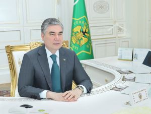 Türkmenistanyň Prezidenti sanly wideoaratnaşyk arkaly iş maslahatyny geçirdi