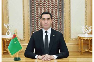Türkmenistanyň Prezidenti Täjigistan Respublikasynyň Prezidentini gutlady