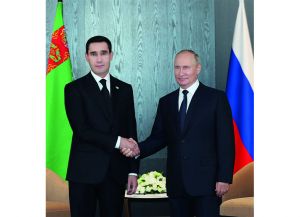 Türkmenistanyň Prezidentiniň Russiýa Federasiýasynyň Prezidenti bilen duşuşygy