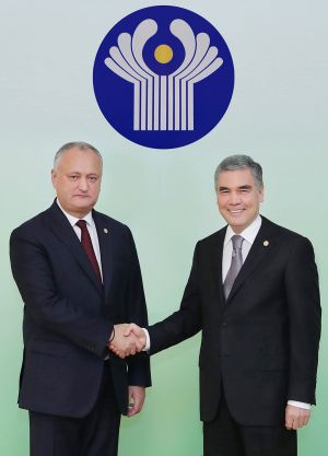 Türkmenistanyň Prezidentiniň we Moldowa Respublikasynyň Prezidentiniň duşuşygy