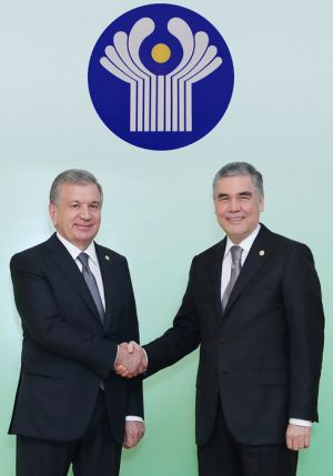 Türkmenistanyň Prezidentiniň we Özbegistan Respublikasynyň Prezidentiniň duşuşygy