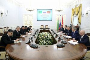 Türkmenistanyň Senagat we gurluşyk önümçiligi ministriniň Sankt-Peterburg şäherine sapary