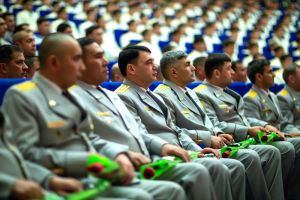 Türkmenistanyň Ýaragly Güýçleriniň serkerdelerine nobatdaky harby atlary dakyldy