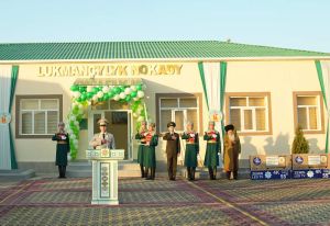 Watan goragçylarynyň güni mynasybetli täze binalar açylyp ulanylmaga berildi