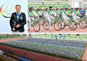 Welosiped sportuny wagyz etmekde Türkmenistanyň tejribesi Ginnesiň rekordlar kitabynda