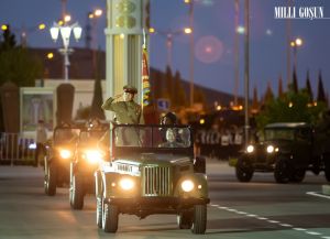 Ýeňiş getiren harby tehnikalar dabaraly harby ýörişde