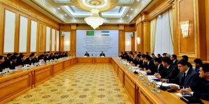 Ykdysady hyzmatdaşlyk boýunça bilelikdäki türkmen-özbek toparynyň mejlisi