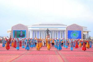 Ýurdumyzyň iň gowy etrabyna Türkmenistanyň Prezidentiniň baýragy gowşuryldy