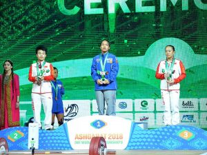 Zenanlaryň arasynda 49 kg-da medallar gowşuryldy
